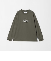 <NICE WEATHER>NICE ロゴ ロング スリーブTシャツ