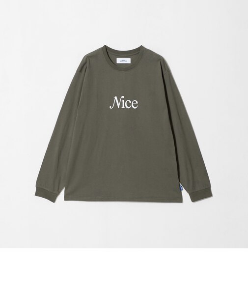 ＜NICE WEATHER＞NICE ロゴ ロング スリーブTシャツ
