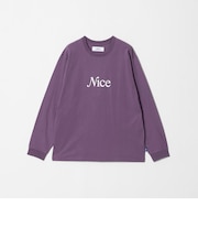 <NICE WEATHER>NICE ロゴ ロング スリーブTシャツ