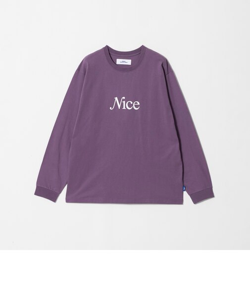 ＜NICE WEATHER＞NICE ロゴ ロング スリーブTシャツ