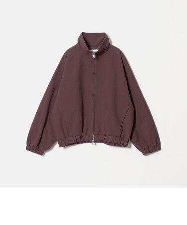 コットン ダブルクロス ジップ ブルゾン