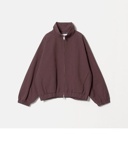 コットン ダブルクロス ジップ ブルゾン