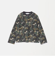 コットンポリエステル カモフラージュ ロングスリーブTシャツ