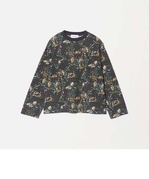 コットンポリエステル カモフラージュ ロングスリーブTシャツ