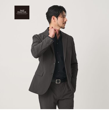 【WEB限定】 360°MASTER スマート 2B ジャケット セットアップ対応 撥水 ストレッチ ウォッシャブル