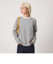ソリッド&ボーダー ロングスリーブ Tシャツ