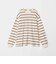 ＜Samplee＞ボーダー ロングスリーブ Tシャツ