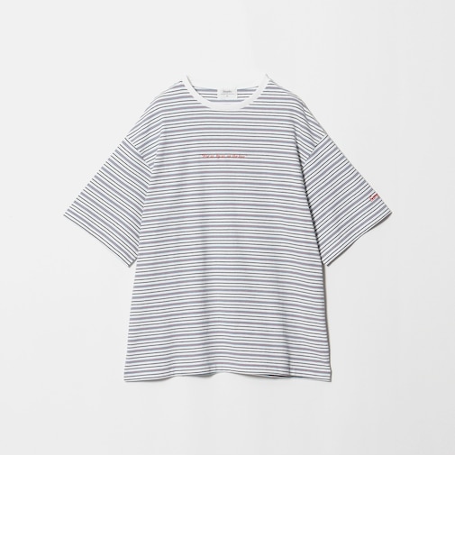 <Samplee>ボーダー ショートスリーブ Tシャツ