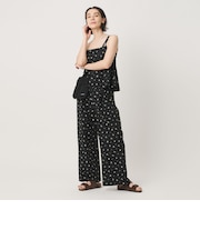 【WEB限定】<THOUSAND MILE>キャミソール&パンツ フラワー セットアップ UVカット はっ水