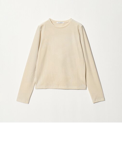 ベロア ロングスリーブTシャツ ウォッシャブル