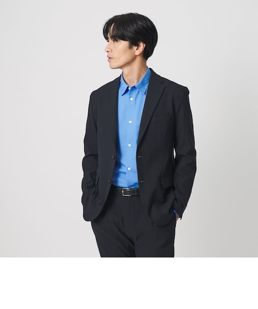 リサイクル ポリエステル 2B ジャケット セットアップ対応 ヨコストレッチ ウォッシャブル