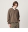 KNITEE フェザー コットン Vネック ニット Tシャツ ウォッシャブル