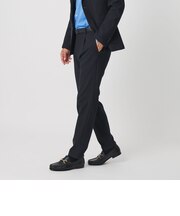 リサイクル ポリエステル 1プリーツ テーパード パンツ NO.3 セットアップ対応 ヨコストレッチ ウォッシャブル