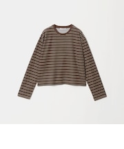 ベロアボーダー ロングスリーブ Tシャツ