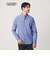 【WEB限定 WARDROBE SMART】コットン バンドカラー スキッパー シャツ
