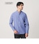 【WEB限定 WARDROBE SMART】コットン バンドカラー スキッパー シャツ