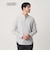 【WEB限定 WARDROBE SMART】コットン バンドカラー スキッパー シャツ