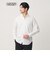 【WEB限定 WARDROBE SMART】コットン ワイドカラー スキッパー シャツ