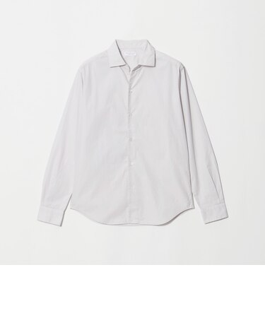 【WEB限定 WARDROBE SMART】コットン ワイドカラー スキッパー シャツ