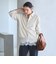 【WEB限定 Wardrobe DAILY MINIMAL】ダンボールジャージー ハーフジッププルオーバー