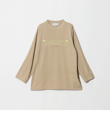 <Americana>プリント チュニックTシャツ