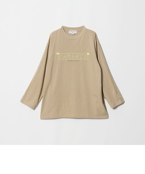 <Americana>プリント チュニックTシャツ
