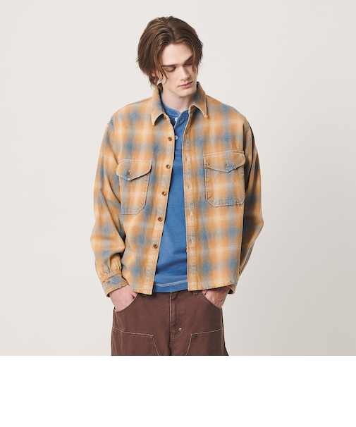 <PENDLETON × CGS.>ダメージ ネル チェック シャツ
