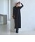 【WEB限定 Wardrobe DAILY MINIMAL】ダブルクロス スキッパーワンピース ウォッシャブル