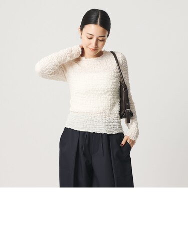 【WEB限定】シュリンクレース ロングスリーブプルオーバー