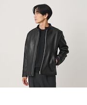 シープ レザー シングル ライダース ジャケット
