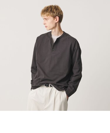 ”THE HEAVY”10oz ヘビー ワイド ヘンリーネック カットソー