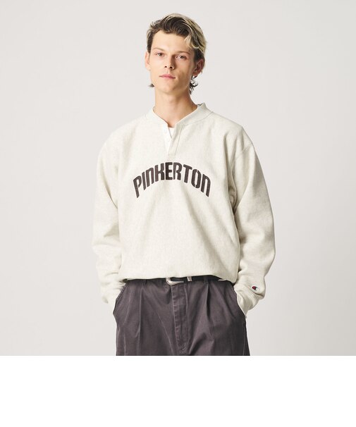＜CHAMPION×BEAUTY&YOUTH＞ヘンリーネック スウェット