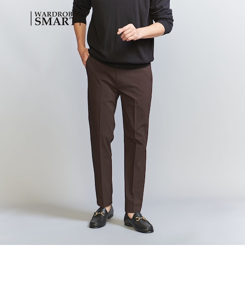 BEAUTY&YOUTH ソロテックス オールシーズン パンツ　ダークブラウン WEB限定 WARDROBE SMART】ソロテックス オールシーズン パンツ