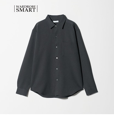【WEB限定 WARDROBE SMART】ウールライク シャツ