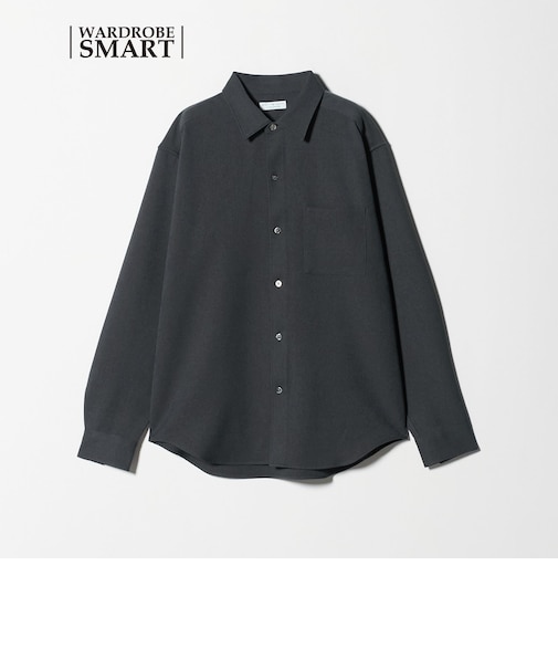 【WEB限定 WARDROBE SMART】ウールライク シャツ