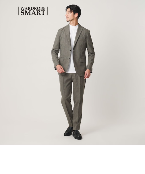 【WEB限定 WARDROBE SMART】LANATEC OX セットアップ/総裏ジャケット&イージーパンツ