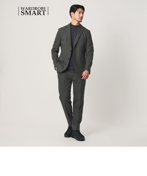 【WEB限定 WARDROBE SMART】LANATEC OX セットアップ/総裏ジャケット&イージーパンツ