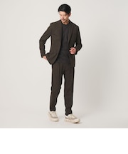 【WEB限定 WARDROBE SMART】LANATEC OX セットアップ/総裏ジャケット&イージーパンツ