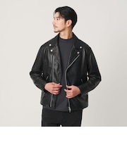 【WEB限定 WARDROBE SMART】 シープ ダブル ライダースジャケット