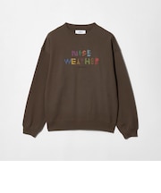 <NICE WEATHER>タイポグラフィーロゴ スウェット プルオーバー