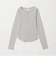 【別注】＜Healthknit＞ボーダー ヘンリーネック プルオーバー