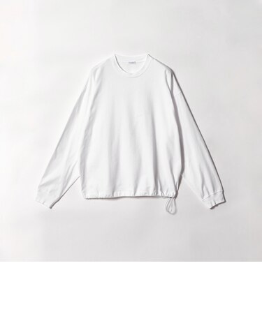 【WEB限定】クリア コットン アジャスト クルーネック カットソー