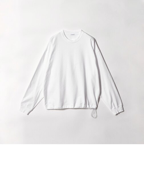 【WEB限定】クリア コットン アジャスト クルーネック カットソー