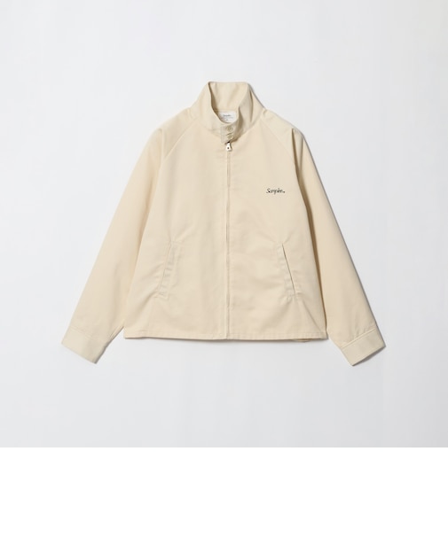 ＜Samplee＞ポリエステルコットン スタンドカラー ブルゾン