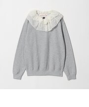 【WEB限定】<dahl’ia>リメイク フリルカラー スウェット