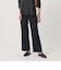【WEB限定 Wardrobe DAILY MINIMAL】ダブルクロス フレアパンツ ウォッシャブル