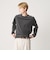 ＜LACOSTE for BEAUTY&YOUTH＞ ベロア  ロングスリーブ Tシャツ
