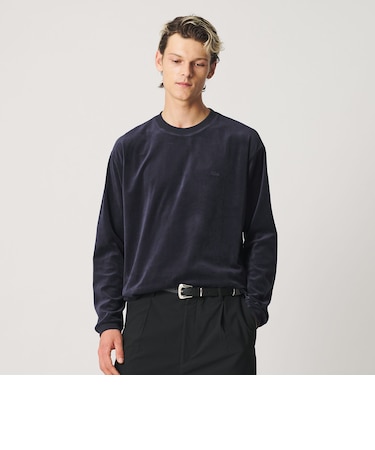 <LACOSTE for BEAUTY&YOUTH> ベロア ロングスリーブ Tシャツ