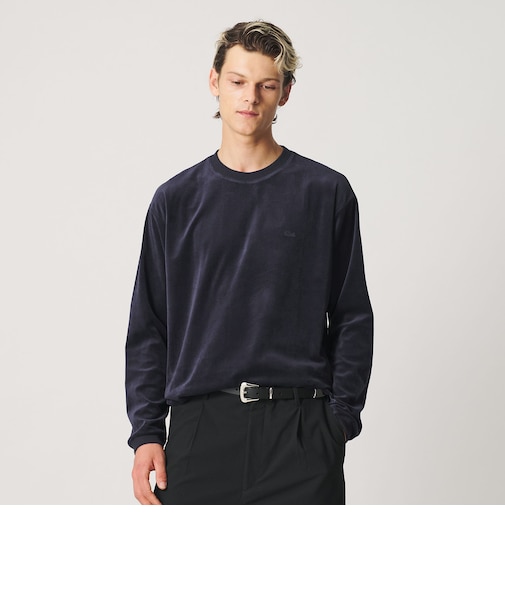 <LACOSTE for BEAUTY&YOUTH> ベロア ロングスリーブ Tシャツ
