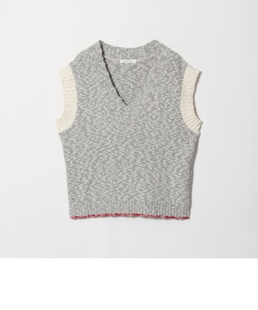 【別注】<+81BRANCA>Vネック ニット ベスト